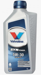 Масло мотор.  5W30 Valvoline SYNPOWER XL-III C3 SN C3 пластик (1 л.) 1*12 шт. Масло мотор.  5W30 Valvoline SYNPOWER XL-III C3 SN C3 пластик (1 л.) 1*12 шт.