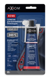 AS185 Герметик для формирования прокладок высокотемпературный RTV, серый AXIOM 85 гр 1*12шт