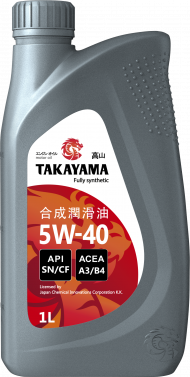 Масло моторное TAKAYAMA SAE 5W40 API SN/CF ПЛАСТИК (1л) 1*12шт Масло моторное TAKAYAMA SAE 5W40 API SN/CF ПЛАСТИК (1л) 1*12шт