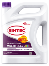АКЦИЯ Антифриз A-40 Sintec Multifreeze (violet)  (6 кг) Акция 6кг по цене 5кг 1*3шт