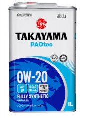 Масло мотор.  0W20 TAKAYAMA  PAOtec GF-6А SР (1л) 1*12шт Масло мотор.  0W20 TAKAYAMA  PAOtec GF-6А SР (1л) 1*12шт