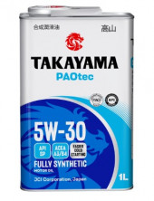 Масло мотор.  5W30 TAKAYAMA  PAOtec A3/B4 SP  1л (1*12шт) Масло мотор.  5W30 TAKAYAMA  PAOtec A3/B4 SP  1л (1*12шт)