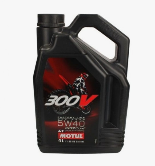 Масло мотор.  5W40 MOTUL 300V 4T OFF ROAD SL MA пластик (4 л.) 1*4 шт.