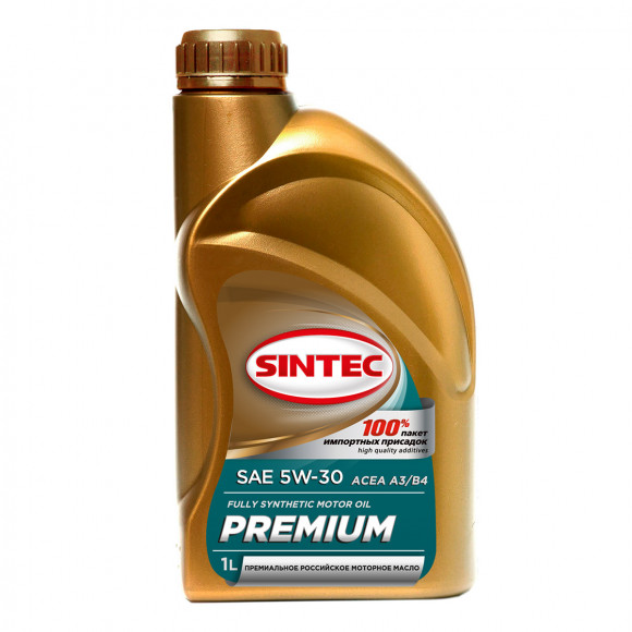 Масло мотор. SINTEC PREMIUM SAE 5W30 ACEA A3/B4 1л (1*12шт)