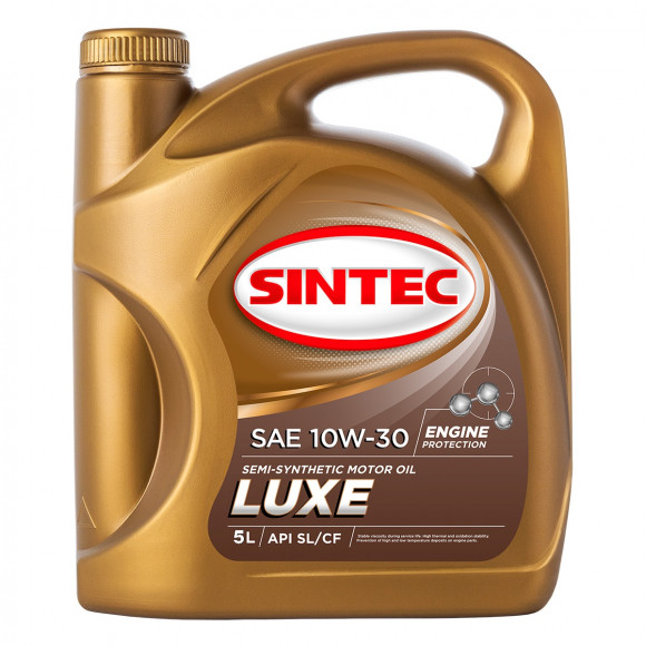 Масло мотор. SINTEC LUXE SAE 10W30  API SL/CF (5л)