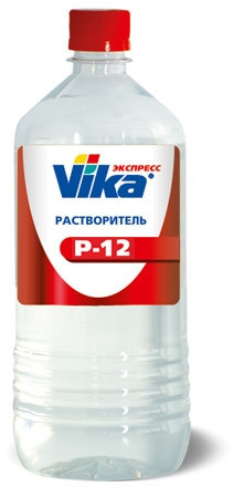 Растворитель Р-12 VIKA  Акриловый (0,82л) (пл.) 1*15 шт