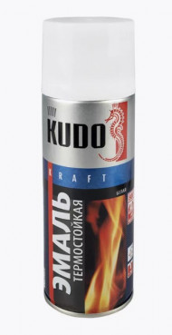 KUDO Эмаль Термостойкая Белая 5003 (1*12шт)