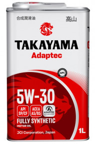 Масло мотор.  5W30 TAKAYAMA  Adaptec A5/B5 SP/CF  1л (1*12шт)