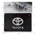 Коврик липучка TOYOTA черный (бел.знач)