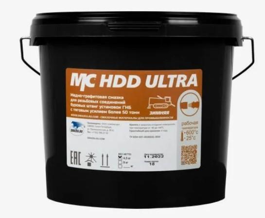 Смазка медно-графитовая ВМПАВТО для буровых штанг ГНБ MC HDD Ultra (4,5 кг.) (1073) Смазка медно-графитовая ВМПАВТО для буровых штанг ГНБ MC HDD Ultra (4,5 кг.) (1073)