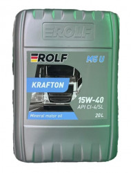 Масло мотор. ROLF KRAFTON M5 U SAE 15W40 API CI-4/SL (ПЛАСТИК) 20л