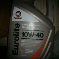 Масло мотор. 10W40 COMMA Eurolite (5 л.) пластик 1*4 шт.