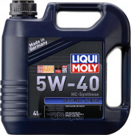 Масло мотор.  5W40 Liqui Moly Optimal Synth API SN Plus/CF ACEA A3/B4 пластик (4 л.) 1*4 шт. (3926)