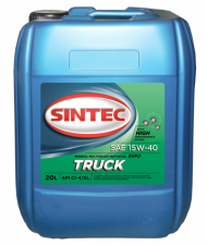 Масло мотор. SINTEC TRUCK SAE 15W40 API CI-4/SL 20л Масло мотор. SINTEC TRUCK SAE 15W40 API CI-4/SL 20л