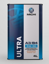 Масло мотор. 5w30 Michi Ultra A3/B4 4л Масло мотор. 5w30 Michi Ultra A3/B4 4л