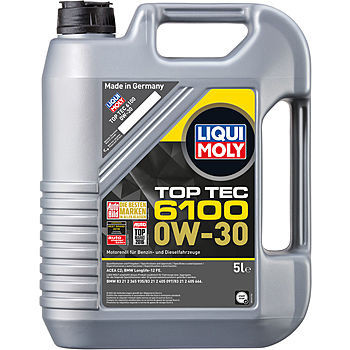 Масло мотор.  0W30 Liqui Moly Top Tec 6100 C2 пластик (5 л.) 1*4 шт.