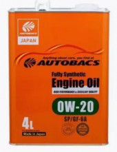 Масло мотор. 0W20 AUTOBACS ENGINE OIL FS SP/GF-6A / (4л) Масло мотор. 0W20 AUTOBACS ENGINE OIL FS SP/GF-6A / (4л)