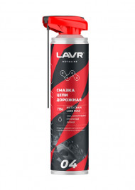 Ln7704 Смазка цепи Дорожная, LAVR MOTO 520 мл 1*12шт Ln7704 Смазка цепи Дорожная, LAVR MOTO 520 мл 1*12шт