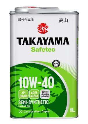 Масло мотор. TAKAYAMA  Safetec 10W40 SN/CF A3/B4 (1л) 1*12шт