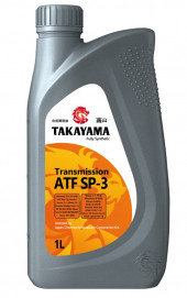 Масло трансмиссионное TAKAYAMA  ATF SP-3 ПЛАСТИК (1л) 1*12шт Масло трансмиссионное TAKAYAMA  ATF SP-3 ПЛАСТИК (1л) 1*12шт
