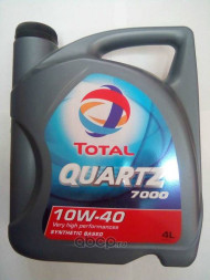 Масло мотор. 10W40 TOTAL QUARTZ 7000 API SN/CF ACEA A3/B4 пластик (4 л.) 1*3 шт. Масло мотор. 10W40 TOTAL QUARTZ 7000 API SN/CF ACEA A3/B4 пластик (4 л.) 1*3 шт.
