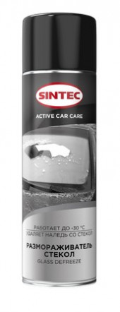 Sintec Размораживатель стекол Glass DeFreeze 650мл (аэрозоль) (1*12шт) Sintec Размораживатель стекол Glass DeFreeze 650мл (аэрозоль) (1*12шт)