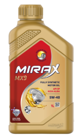 Масло моторное  MIRAX MX9 5W40 ACEA A3/B4 API SP 1л (1*12шт)