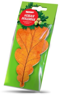 Ароматизатор воздуха Листик "Новая машина"