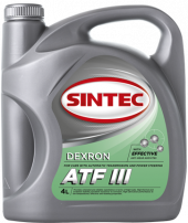 Масло трансм. SINTEC  ATF ІІI Dexron 4л (1*4шт) Масло трансм. SINTEC  ATF ІІI Dexron 4л (1*4шт)