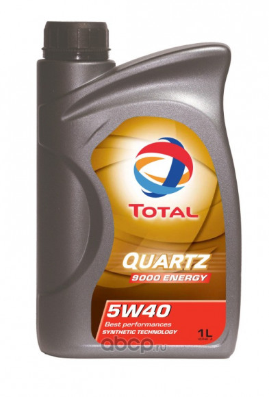 Масло мотор.  5W40 TOTAL QUARTZ 9000 ENERGY API SN/CF ACEA А3/B4 пластик (1 л.) 1*12 шт. Масло мотор.  5W40 TOTAL QUARTZ 9000 ENERGY API SN/CF ACEA А3/B4 пластик (1 л.) 1*12 шт.