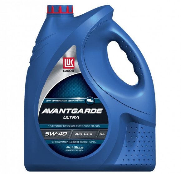 Масло мотор.  5W40 ЛУКОЙЛ АВАНГАРД Ультра CI-4/SL   (5л) 1*3шт