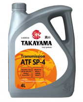 Масло трансмиссионное TAKAYAMA  ATF SP-4  ПЛАСТИК (4л) 1*4шт Масло трансмиссионное TAKAYAMA  ATF SP-4  ПЛАСТИК (4л) 1*4шт