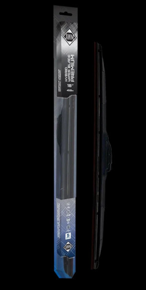 Щетка стеклоочистителя AWM H 18 R гибридная премиум (450мм) (12шт)