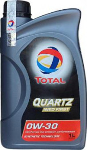 Масло мотор.  0W30 TOTAL QUARTZ INEO FIRST ACEA C1 пластик (1 л.) 1*12 шт. Масло мотор.  0W30 TOTAL QUARTZ INEO FIRST ACEA C1 пластик (1 л.) 1*12 шт.