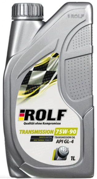 Масло трансм. ROLF Transmission SAE 75W90 API GL-4 ПЛАСТИК 1л (1*12шт)