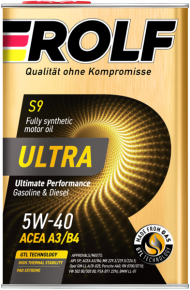 Масло мотор. ROLF ULTRA 5W40 ACEA A3/B4 API SP 4л (1*4шт) Масло мотор. ROLF ULTRA 5W40 ACEA A3/B4 API SP 4л (1*4шт)