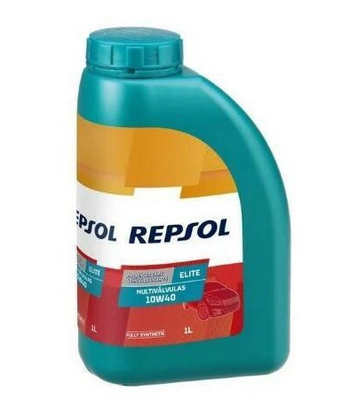 Масло мотор. 10W40 Repsol ELITE Multivalvulas SN/CF A3/B4 пластик (1 л.) 1*12 шт.