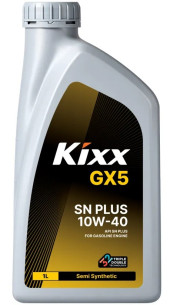 Масло мотор. 10W40 Kixx GX5 SN PLUS пластик (1 л.) 1*12 шт.