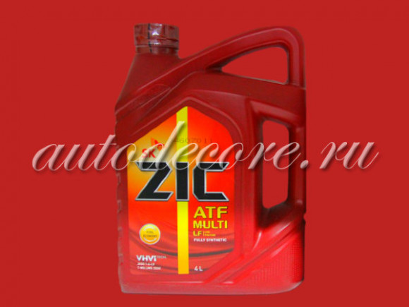 Масло трансм. ZIC ATF Multi LF (синт.) (4 л.) пластик 1*4 шт.