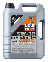 Масло мотор.  5W30 Liqui Moly Top Tec 4200 New Generation API SP ACEA C3 пластик (5 л.) 1*4 шт. Масло мотор.  5W30 Liqui Moly Top Tec 4200 New Generation API SP ACEA C3 пластик (5 л.) 1*4 шт.