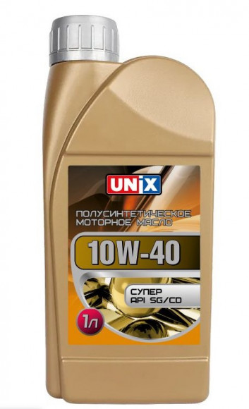 Масло мотор. 10w40 UNIX SG/CD   1л Масло мотор. 10w40 UNIX SG/CD   1л