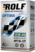 Масло мотор. ROLF. Optima SAE 15W40 API SL/CF  (4 л)