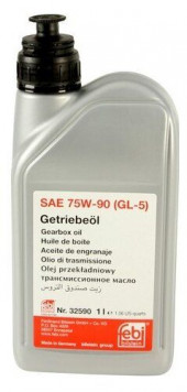 Масло трансмисионное для КПП FEBI 75W90 (1л) Масло трансмисионное для КПП FEBI 75W90 (1л)