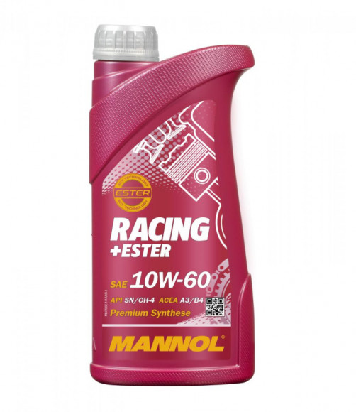 Масло мотор. 10W60 MANNOL 7902 Racing+Ester API SN/CH-4 (1л.) 1*20шт.