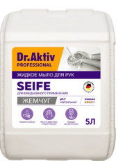 Dr.Aktiv Жидкое мыло Seife жемчуг нейтральный  5кг (1*4шт) Dr.Aktiv Жидкое мыло Seife жемчуг нейтральный  5кг (1*4шт)