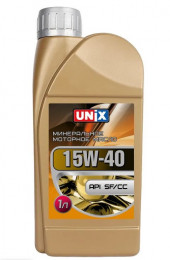 Масло мотор. 15w40 UNIX SF/CC (минер.)   1л Масло мотор. 15w40 UNIX SF/CC (минер.)   1л
