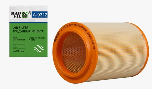 MADFIL Фильтр воздушный, 28130-5H001