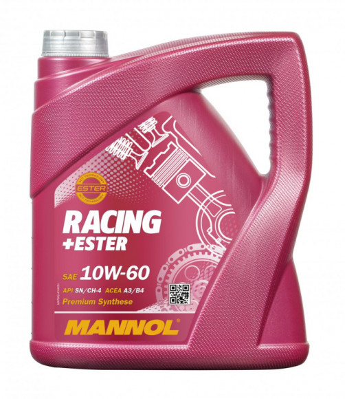 Масло мотор. 10W60 MANNOL 7902 Racing+Ester API SN/CH-4 (4л.) 1*4шт.