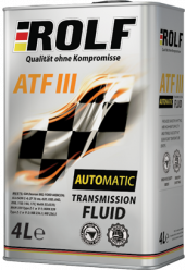 Масло трансм. ROLF ATF III 4л (1*4шт) Масло трансм. ROLF ATF III 4л (1*4шт)