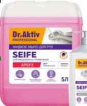 Dr.Aktiv Жидкое мыло Seife арбуз  5кг (1*4шт) Dr.Aktiv Жидкое мыло Seife арбуз  5кг (1*4шт)